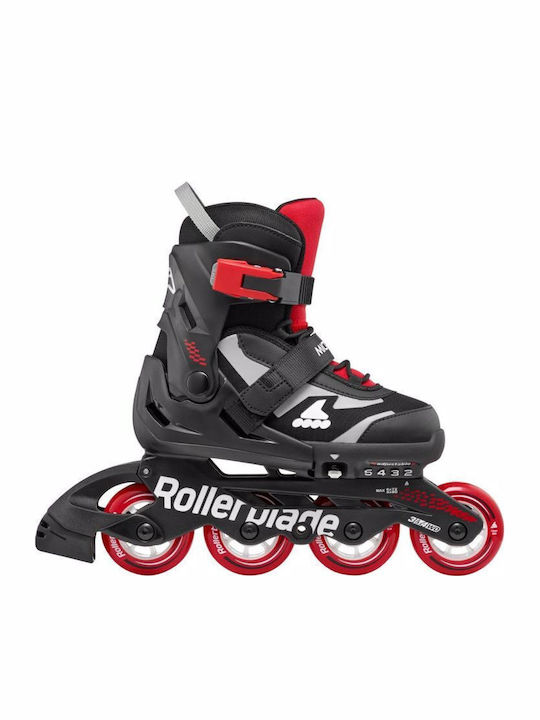 Rollerblade Microblade Inline Αυξομειούμενα Rollers Μαύρα Ενηλίκων/Παιδικά Rollerblade Microblade Inline Αυξομειούμενα Rollers Μαύρα Ενηλίκων/Παιδικά