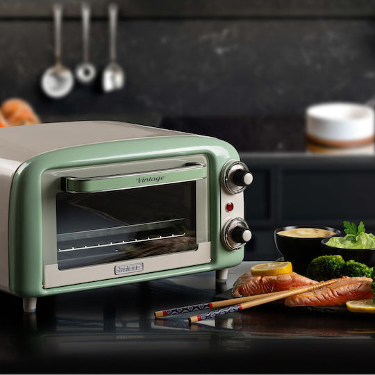 Ariete Electric Countertop Oven 10lt Without Burners Green