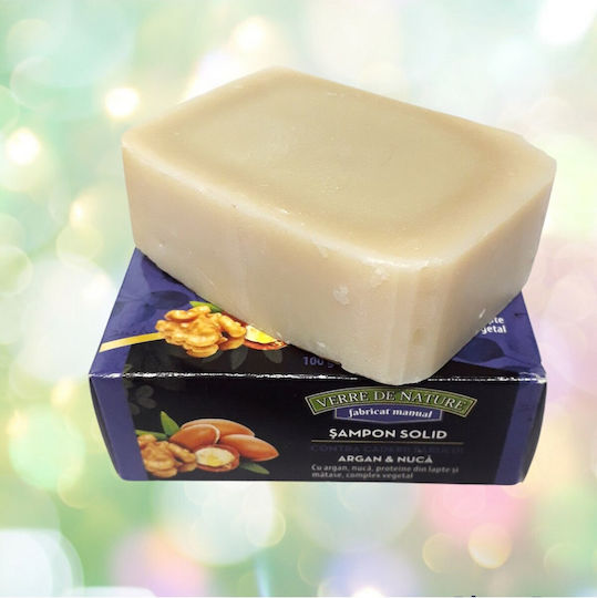 Activ Shampoo Solid Soap Against Hair Loss Argan Walnut Milk Silk Plant Complex 100 G