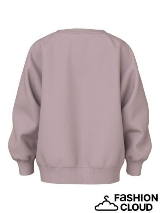Kids Sweatshirt Keepsake Lilac, Yin Yang Cat Lilac