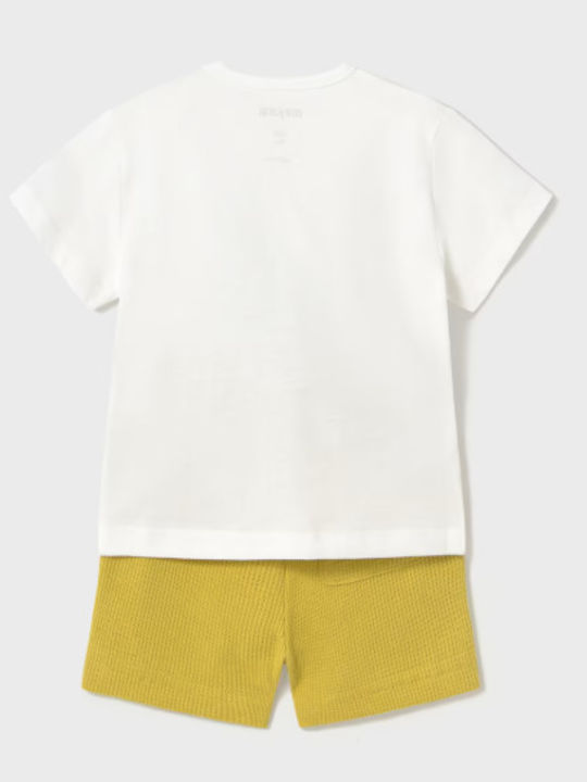 Kids' Set with Shorts Summer 2pcs Golden Jungle Set