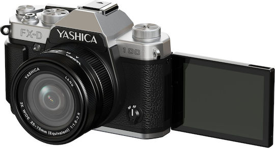 Yashica FX-D 100 Компактен Фотоапарат 13МР Оптично Увеличение 3x Черна