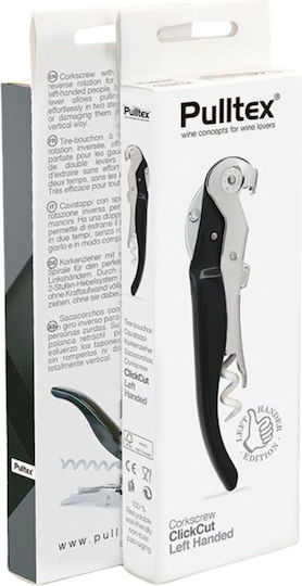 Ανοιχτηρι Pulltex Pullparrot Clickcut Waiter Corkscrew Lefties Black