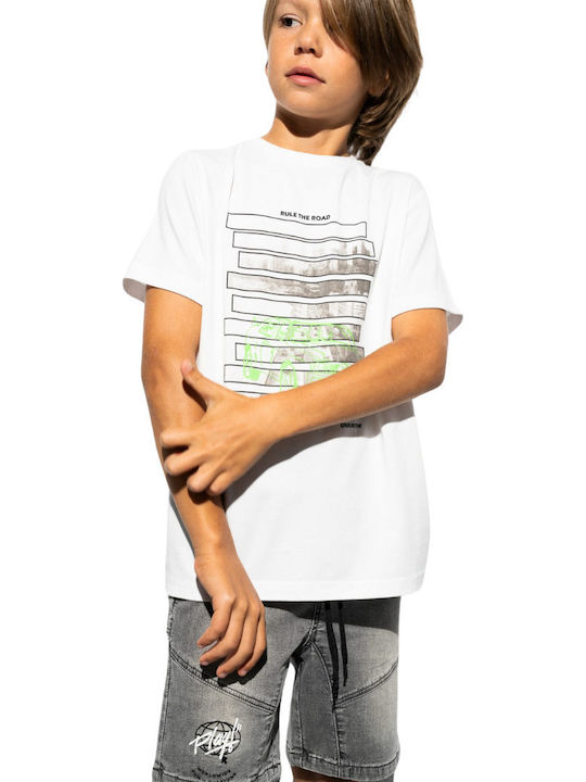 Kinder-Set mit Shorts Sommer 2Stück Weiß