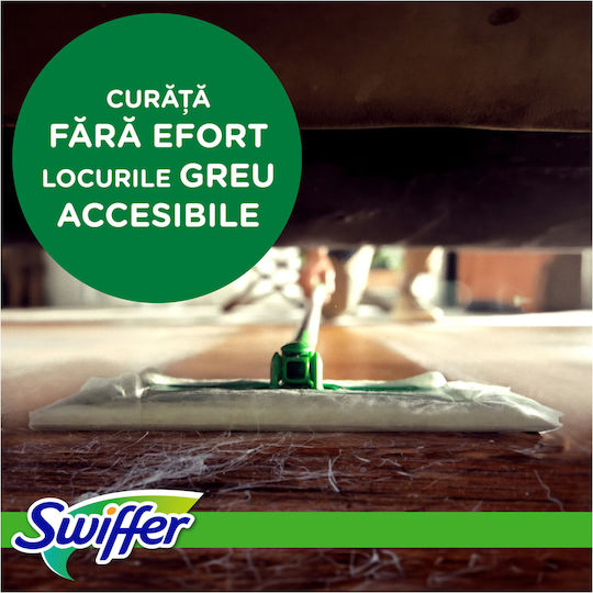 Swiffer Trap Lock Basic Kit 1 Mop 8 Dry Cloth Refills + 3 Wet Cloth Refills