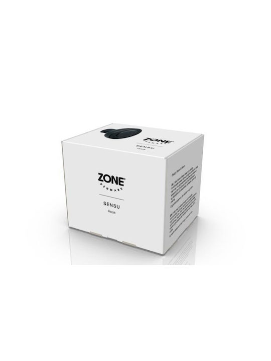 Zone Denmark Κρεμάστρα Τοίχου Ξύλινη Μαύρη 7.5x7.5x4.5cm