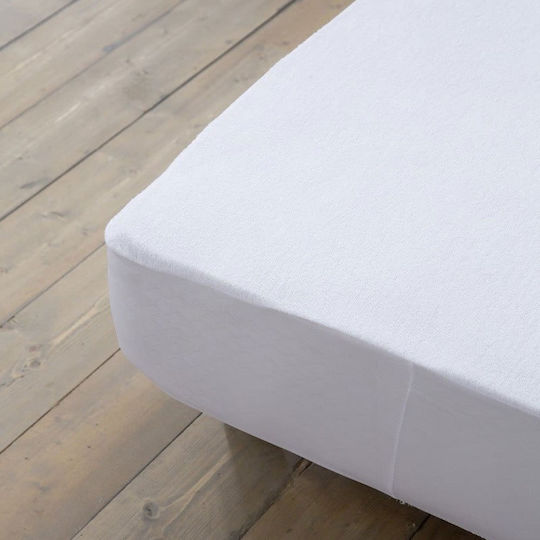 Nima Protective Cover Set with Pillowcases Queen Waterproof with Elastic Bands Abbraccio White 160x200+40cm