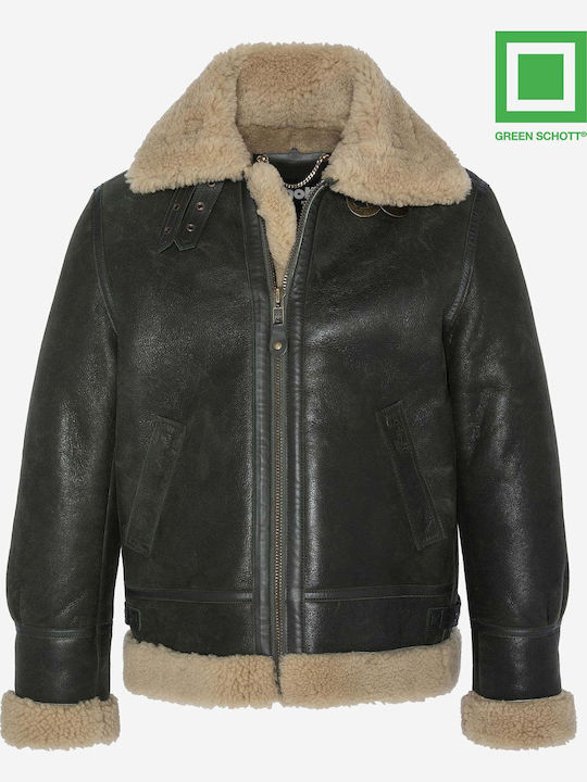 Winter Jacke Bomber Khaki