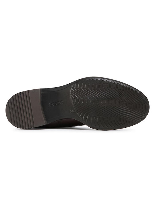 Leder Stiefeletten Damen Braun