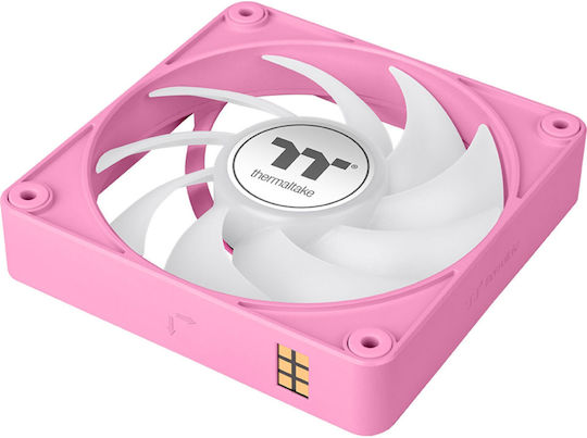Thermaltake CT120 EX Корпусен вентилатор с ARGB осветление 3бр Розов