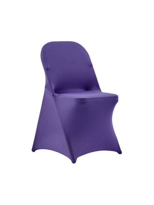 Vevor Elastic Cover for Chair Purple 50pcs YTSZS50PCSDKQTSB6001V0