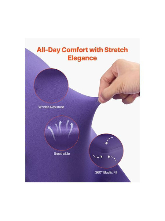 Vevor Elastic Cover for Chair Purple 50pcs YTSZS50PCSDKQTSB6001V0