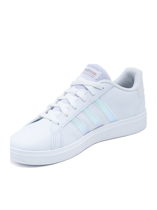 Grand Court GRAND COURT 2.0 K Kids Sneakers Cloud White / Iridescent