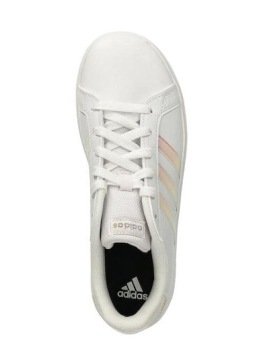 Grand Court GRAND COURT 2.0 K Kids Sneakers Cloud White / Iridescent