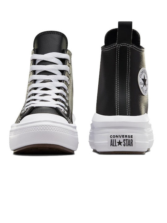 CHUCK TAYLOR ALL STAR Παιδικά Sneakers High Μαύρα