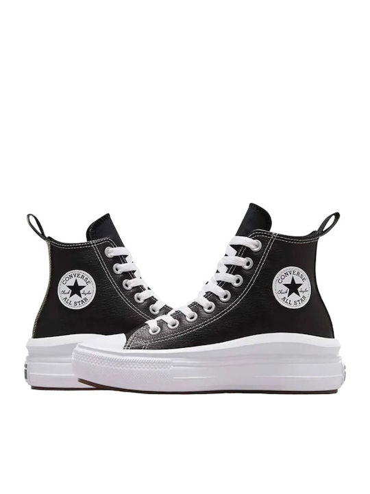 CHUCK TAYLOR ALL STAR Παιδικά Sneakers High Μαύρα