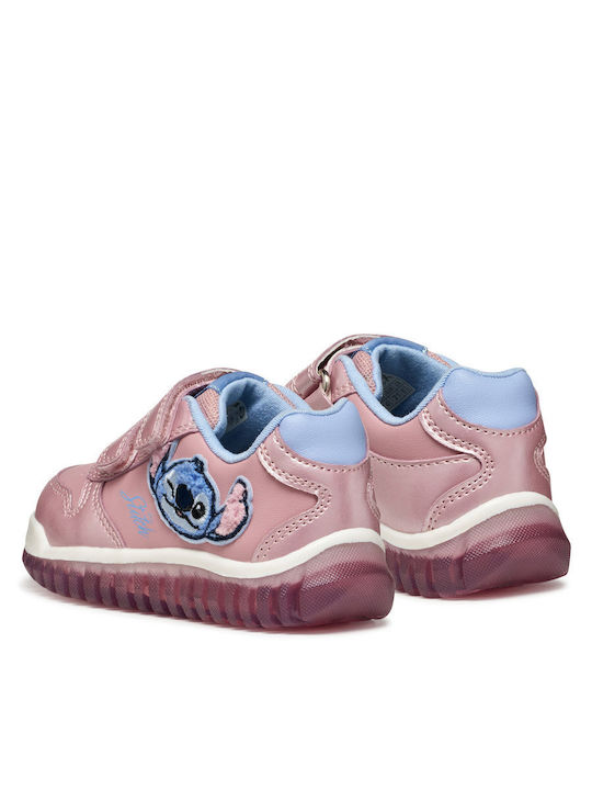 Lightyloo Kinder Sneakers Anatomisch mit Klettverschluss Rosa