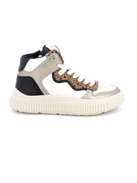 Laquinny Παιδικά Sneakers Ανατομικά με Σκρατς Χρυσά
