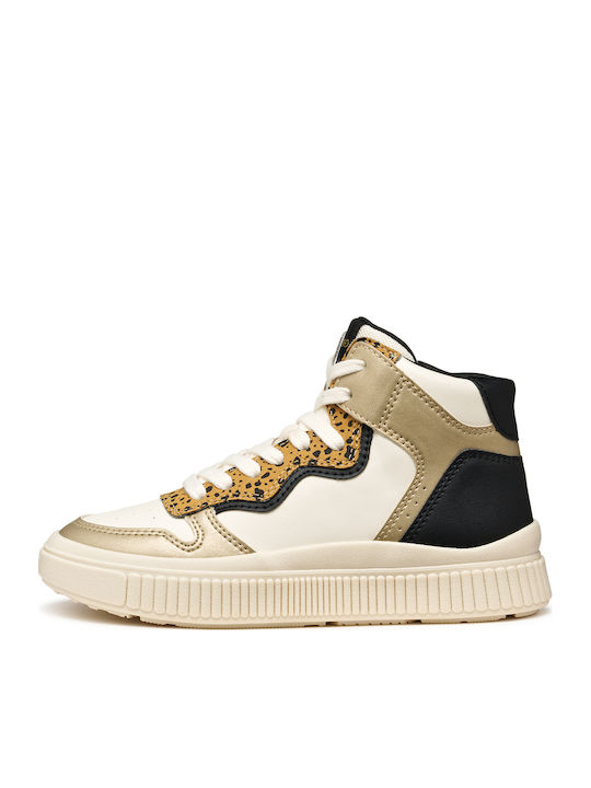 Laquinny Παιδικά Sneakers Ανατομικά με Σκρατς Χρυσά