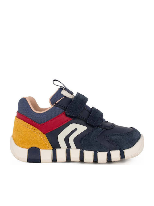 B IUPIDOO Παιδικά Sneakers Ανατομικά με Σκρατς Μπλε