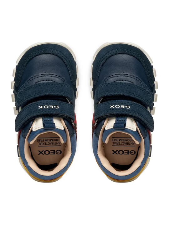 B IUPIDOO Παιδικά Sneakers Ανατομικά με Σκρατς Μπλε
