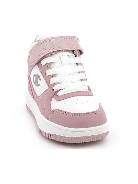 Rd18 G Ps Kids Sneakers High with Scratch White
