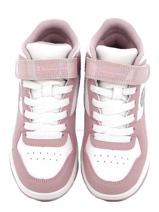 Rd18 G Ps Kids Sneakers High with Scratch White