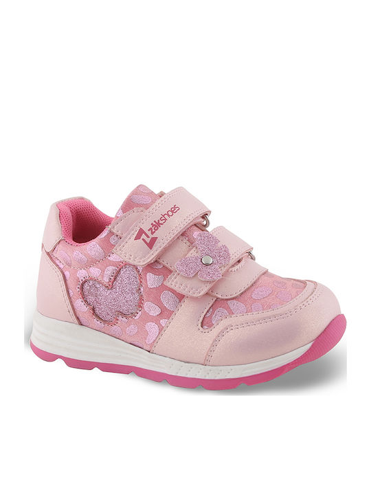Kids Sneakers with Scratch Pink