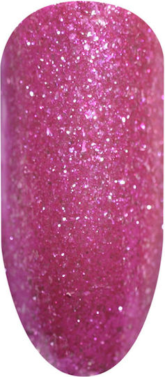 Dea Ημιμόνιμο Βερνίκι Νυχιών Ροζ Glitter με Glitter 8ml