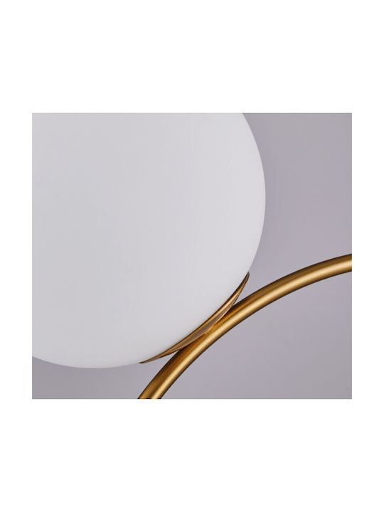 Home Lighting SE21-GM-35 Sceptre Pendant Light Gold Ball with Socket E14, E.14 25x20x120cm
