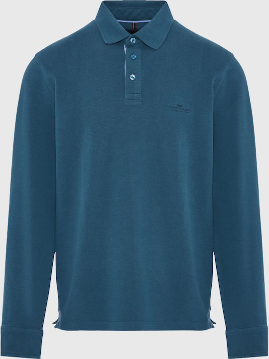 Polo Bluză Cu Mânecă Scurtă Indian Teal