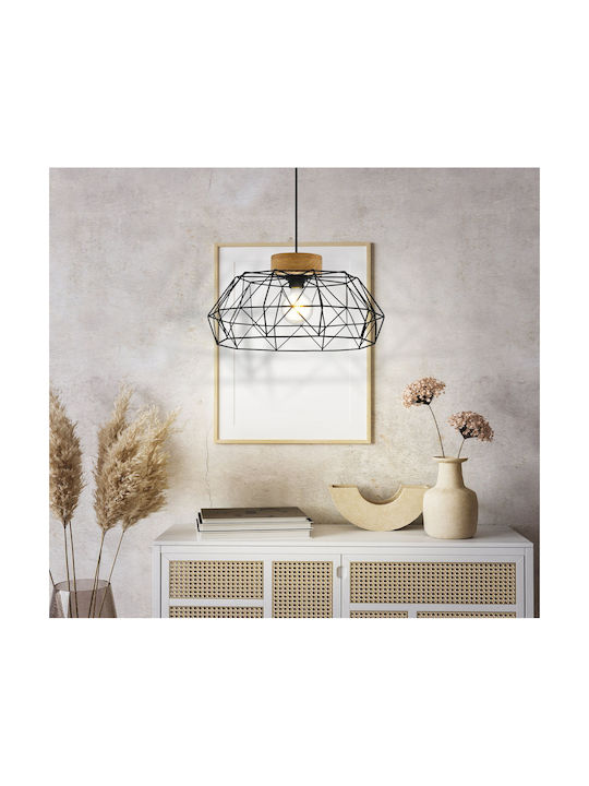 Eglo 44089 Pendant Ceiling Light Padstow 1xe27 60w 230v FSC Certified