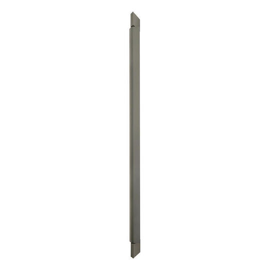 Zambelis Lights Wandmontiertes Lineares LED Außenleuchte mit Warmweißem Licht 4x12,5cm