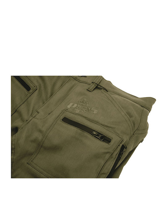 Cargo Core Bărbați Pantaloni Motocicletă Verde