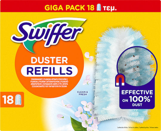 Swiffer Duster Replacement Dusting Refills Clean & Fresh 18 Pieces
