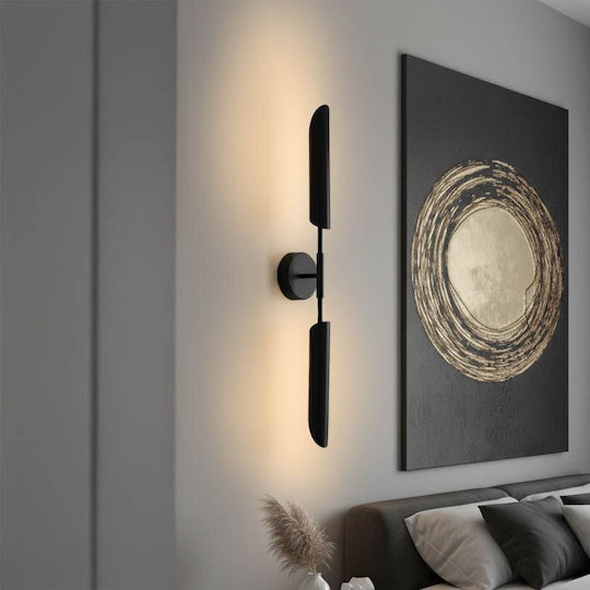 Pakketo Goroga Lumină De perete Negru 12x78cm Pakketo Goroga Lumină De perete Negru 12x78cm
