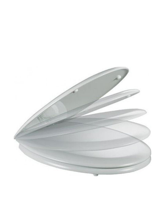 Inter Ceramic Καπάκι Λεκάνης Soft Close Πλαστικό Πολύχρωμο