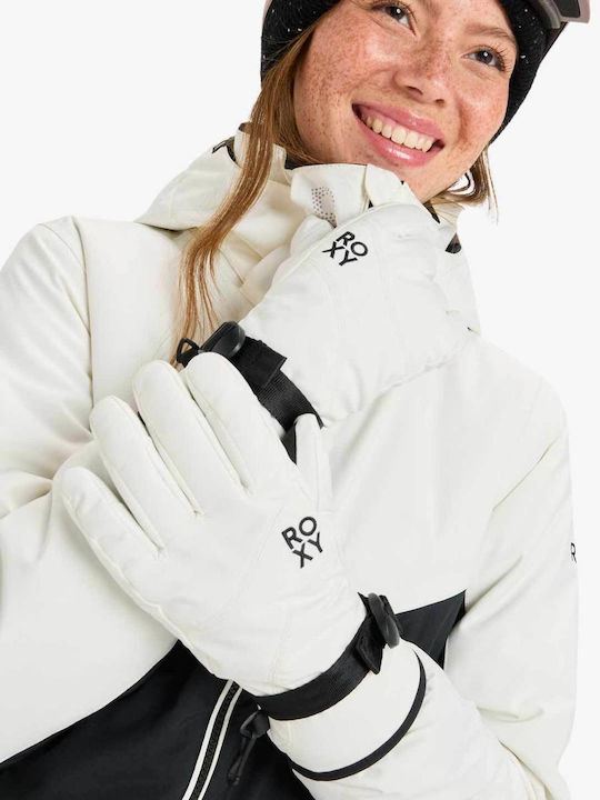 Roxy Jetty Solid Women's Ski & Snowboard Gloves White