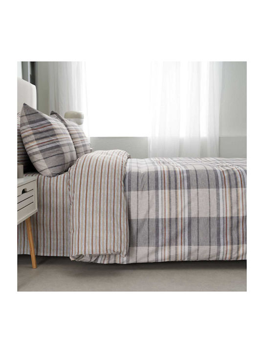 Vesta Home Πάπλωμα Μονό 170x240εκ. Bristol Γκρι
