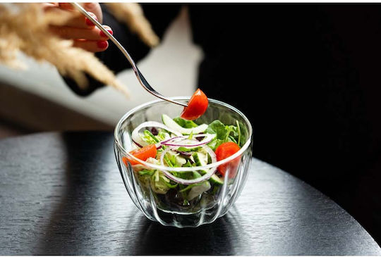 Vialli Design Bol de Servire Rotund Sticlă Transparent