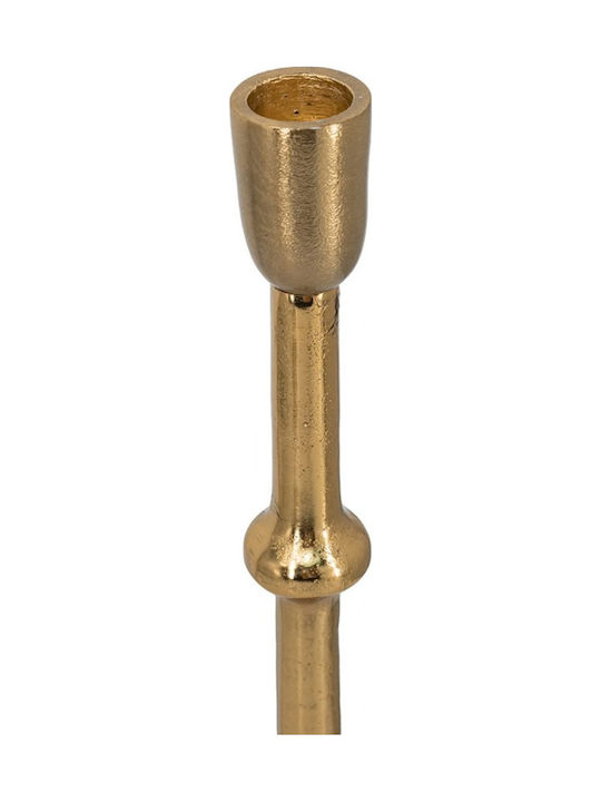 Artekko Κηροπήγιο Μεταλλικό σε Χρυσό Χρώμα 14x59.7x14εκ.