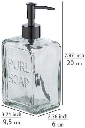 Wenko Pure Spender Glas Transparent 550ml