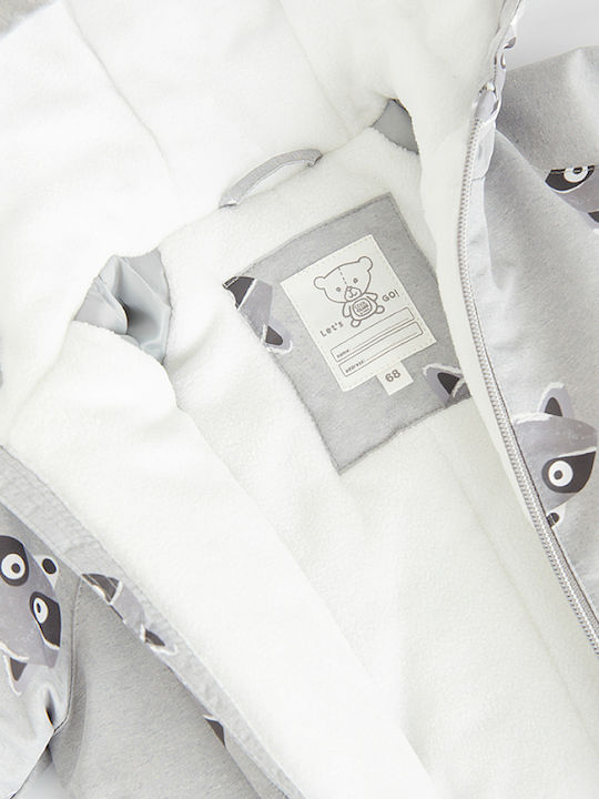Cool Club Baby Bodysuit for Going Out Long-Sleeved Gray