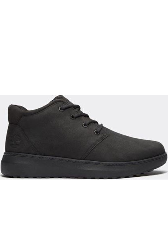 Leather Black Men's Boots
