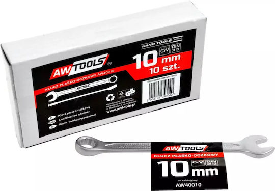 Ключ с пръстен Awtools Crv Din3113 размер 10 мм