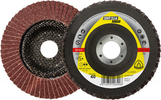 Шлифовъчен диск Klingspor Smt314 Extra 125mm Зърнистост 36 322814