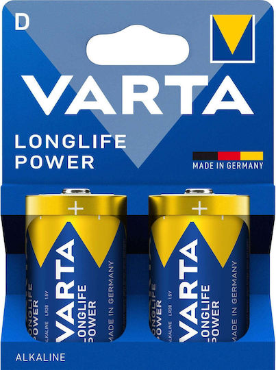 Varta Longlife Power Baterie Alcalină D 1.5V