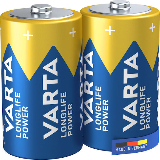 Varta Longlife Power Baterie Alcalină D 1.5V