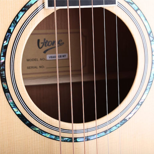 V-tone Semi-Acoustic Guitar Cutaway Natural / Spruce