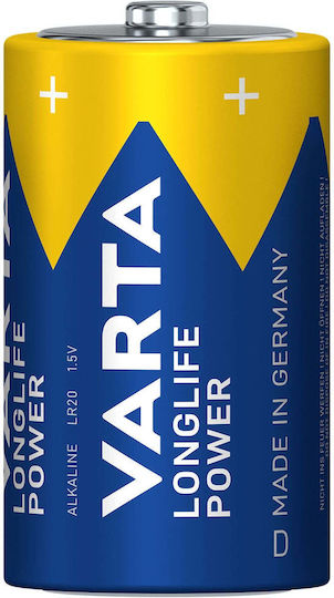 Varta Longlife Power Baterie Alcalină D 1.5V